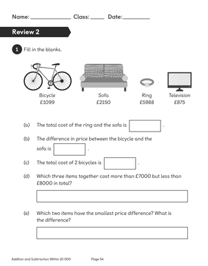 Maths — No Problem! Workbook 4A product image 1