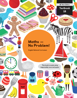 Maths mastery Textbook 1B New Edition showing characters and illustrations and text reading English National Curriculum